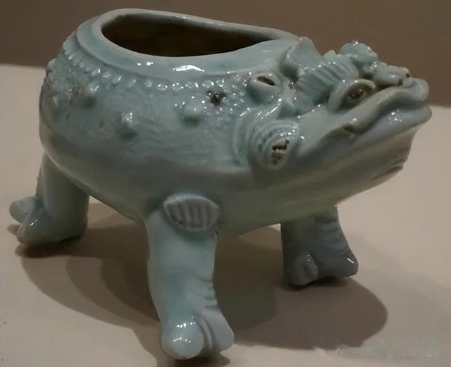 蜘蛛|贾宝国一真一假说瓷器(X130-仿湖田窑蟾盂)