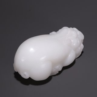 |旧藏·和田白玉貔貅挂件