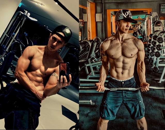 吴尊|明星健身教练!刘畊宏胸肌发达,张蓝心一双超模腿,吴尊八块腹肌