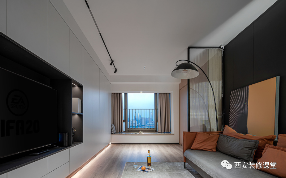 55㎡老旧公寓改造，一人住时尚