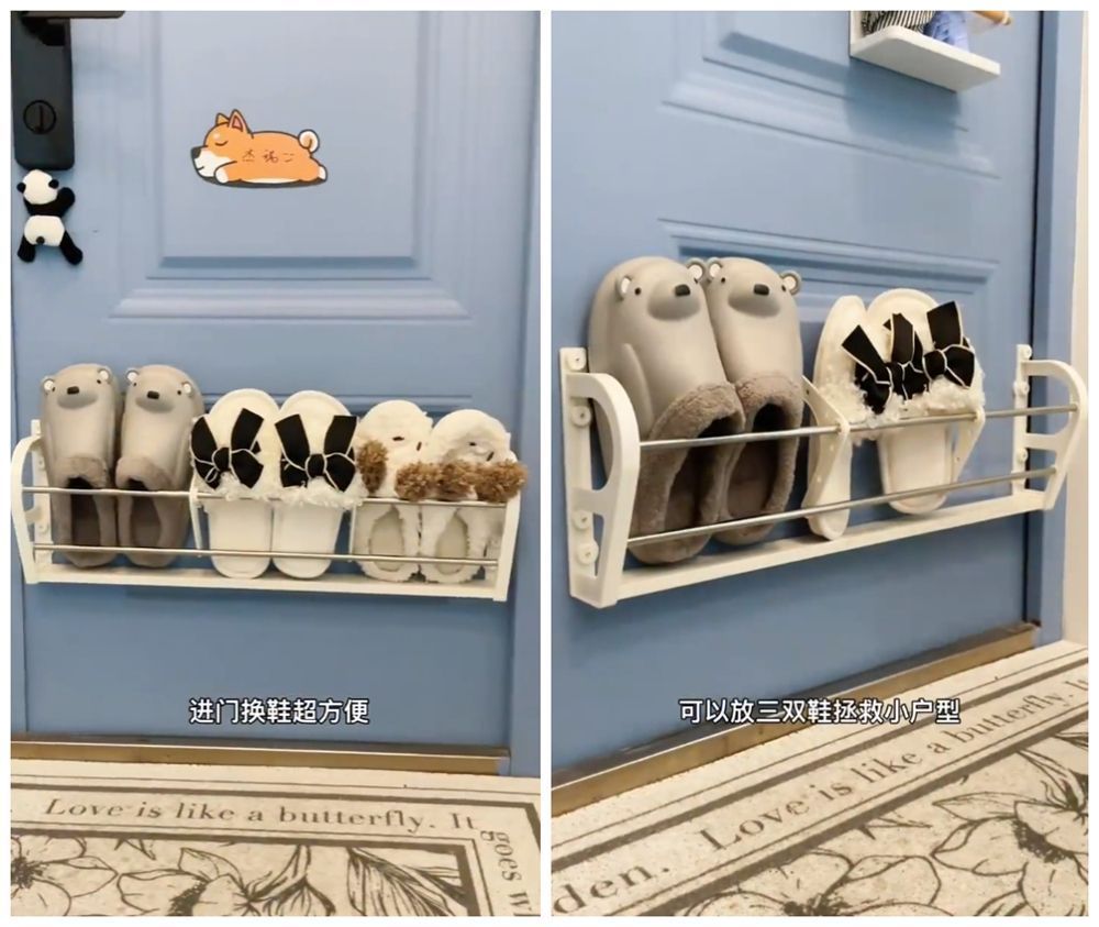 玄关太小收纳不足?这6件磁吸好物,帮你把房门变成“收纳柜”