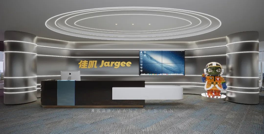 办公室|私企定制 | 杭州佳叽700㎡现代趣味式办公室设计