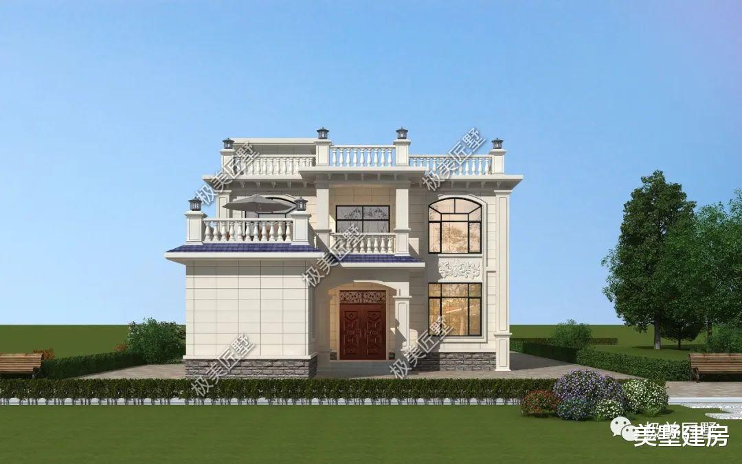 偏房前置呈L型，看看这款户型，家人都满意的设计