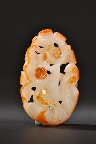 |和田玉喜上眉梢把件