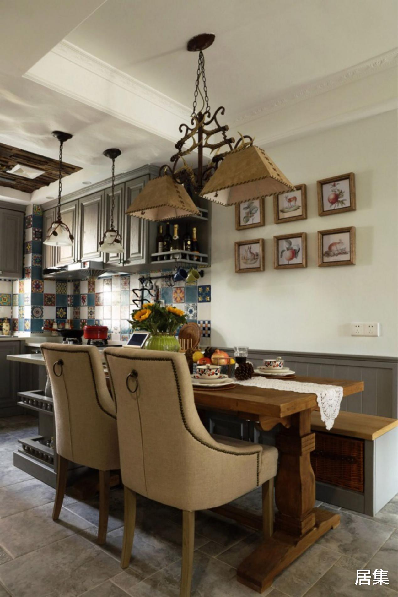 100㎡混搭三居室，实现的田园生活，享受都市和自然的结合