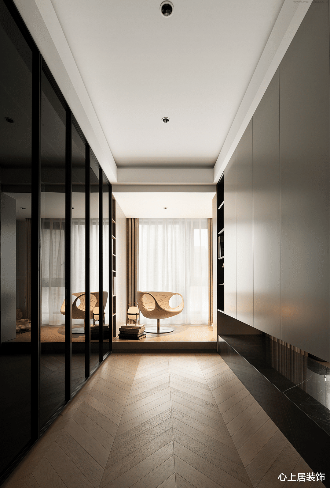 229㎡复式极简,以简约线条构筑奢华雅致
