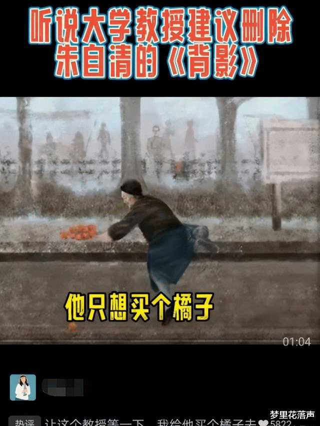 背影|?北外丁教授,再次提出删除朱自清的《背影》,原因不止是违反交规