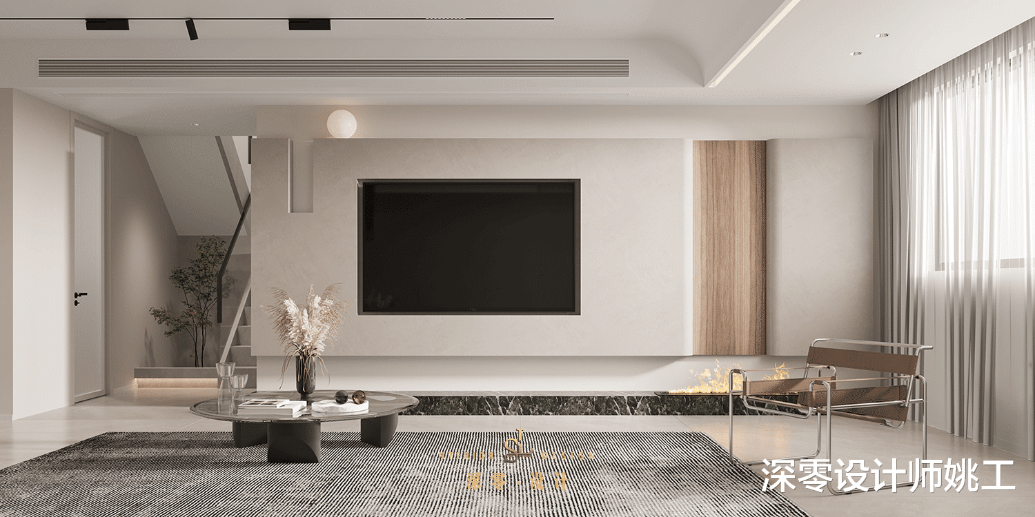 金茂湾214㎡别墅下,藏着4个设计亮点,太适合追求高级实用性户型