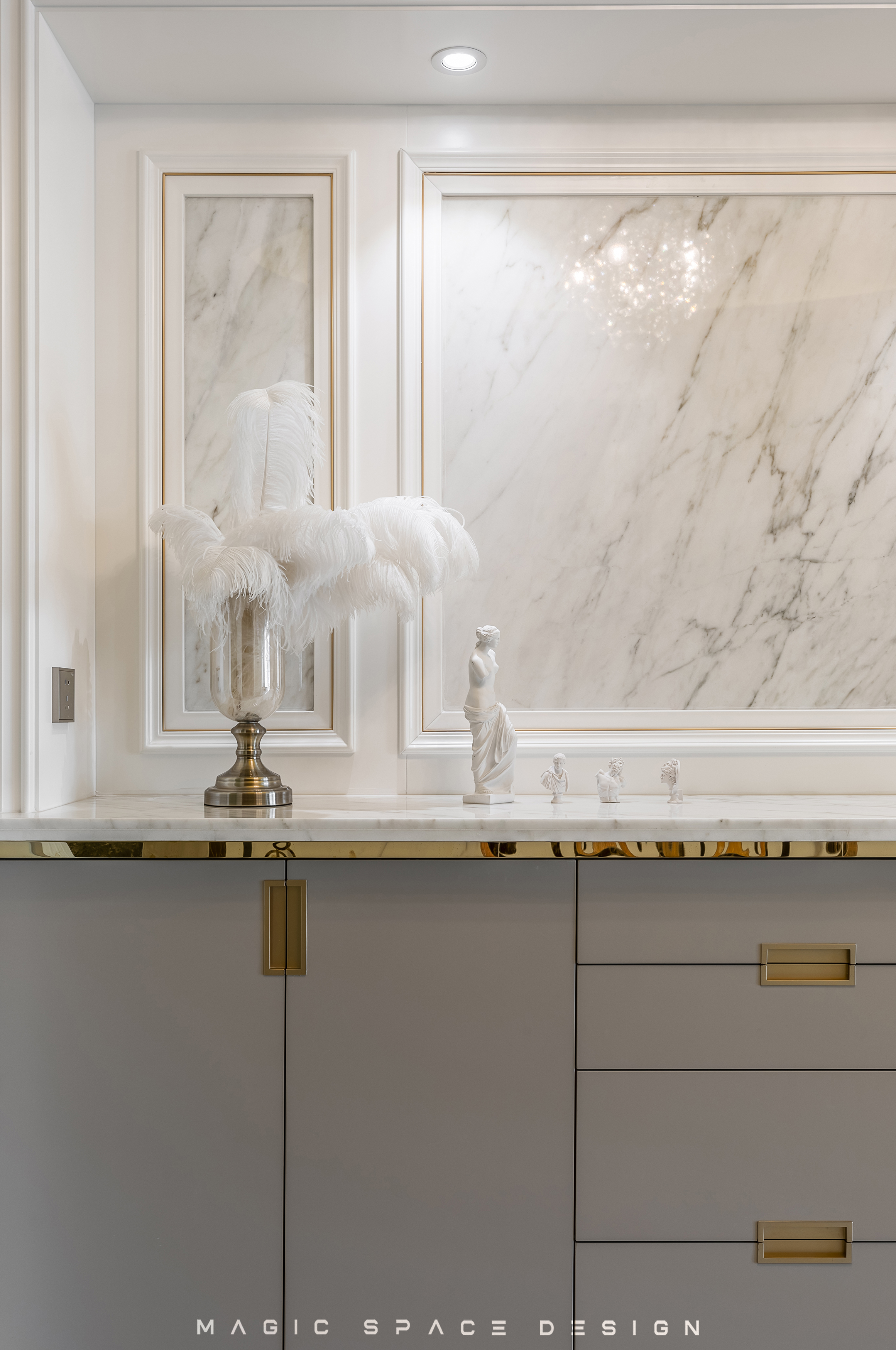 200㎡都市轻奢风,超大客餐厅引人注目!