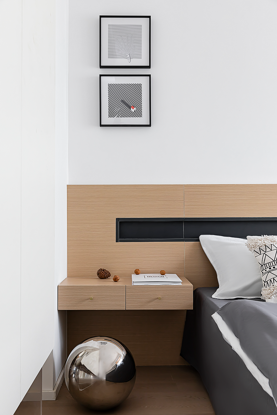 菡萏怡景装饰 | 木与白的交织,是理想与生活的共度!!