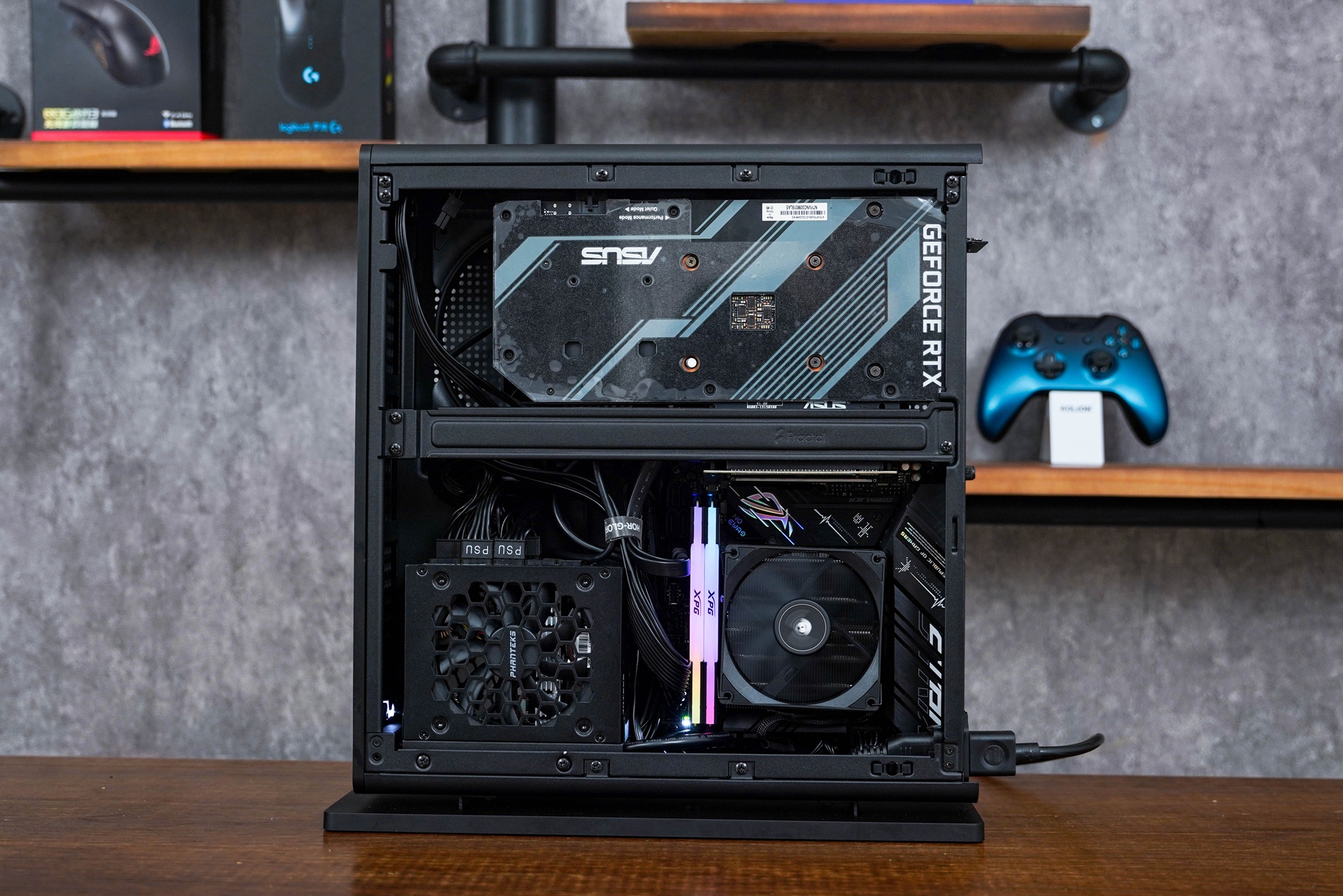 显卡|小桌面PC可参考,打造Ridge无光立卧工控风实用ITX主机