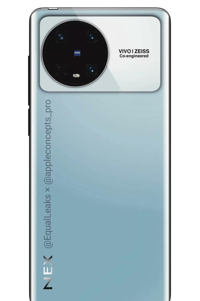 vivo NEX|疑似vivo NEX5系列高清渲染图曝光 7英寸双曲面大屏+蔡司影像系统