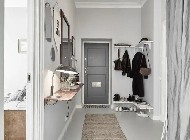 玄关再小也别乱装,头次见玄关这样设计,特别是第3种,太实用了
