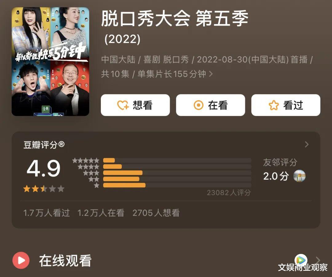 脱口秀大会5|米未VS笑果：一个上坡，一个下坡