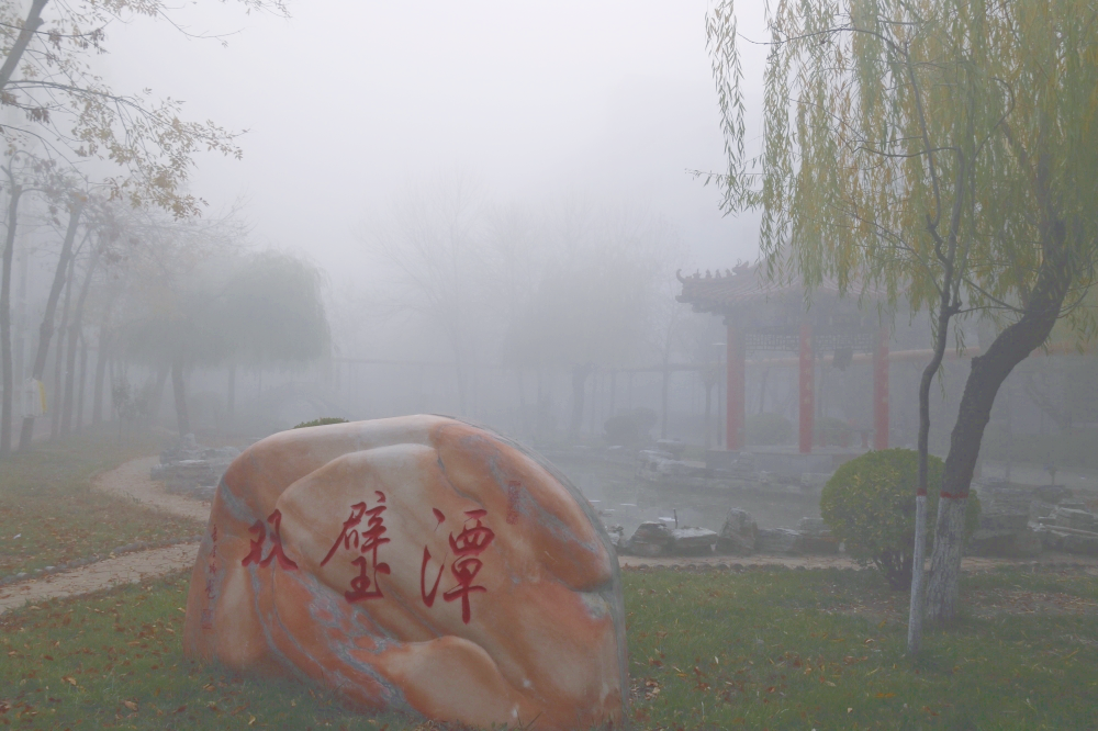 美丽|晨雾里的十四中，深邃了时光！