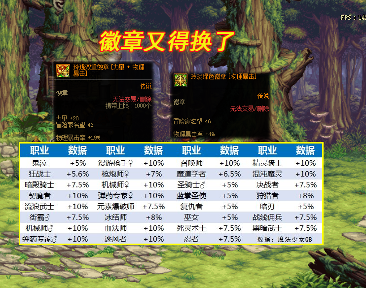 地下城与勇士|DNF：?徽章附魔又要换了？110级角色六大改版，影响全职业玩法