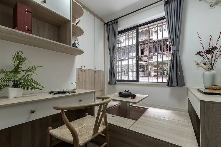 30年房龄老宅华丽变身：100㎡诗情画意新中式，干净澄明超有品