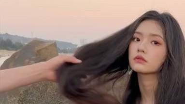 林允|林允拍照被拉头发