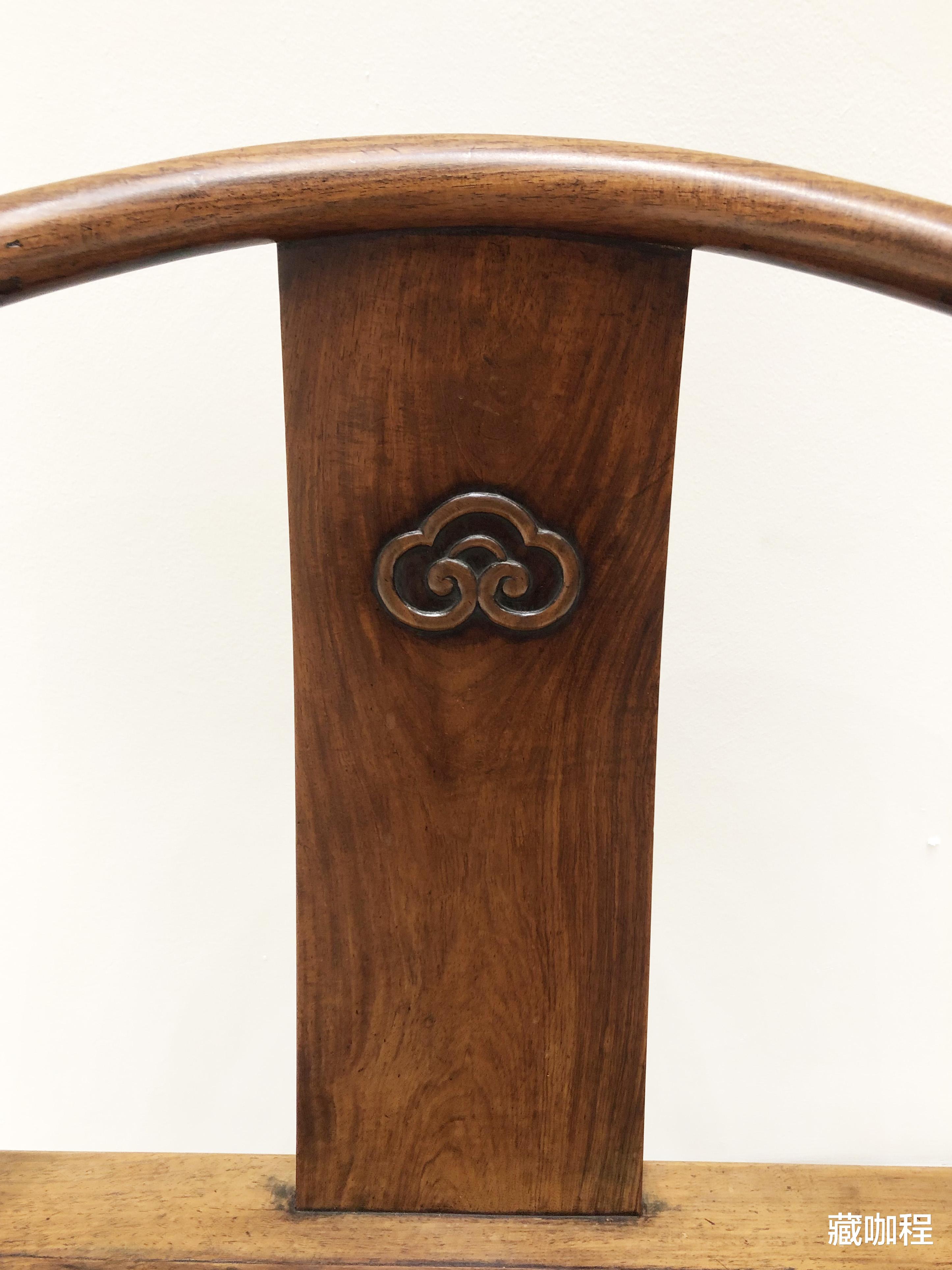 |四张靠背、四幅风景,明黄花梨成堂圈椅不多见