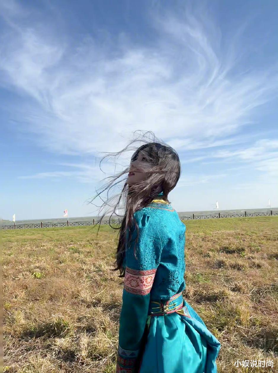 孟子义|孟子义蒙古族造型好美啊,挽弓射箭眼神凌厉带感,明艳又张扬