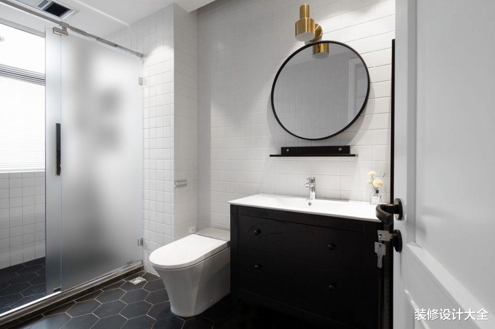 120㎡北欧风三居室，客厅电视墙连接吧台，时尚又创意十足！