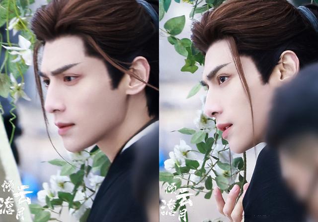 罗云熙|《长月烬明》罗云熙骑马真帅，还给粉丝拍雪景，侧脸轮廓太绝了！