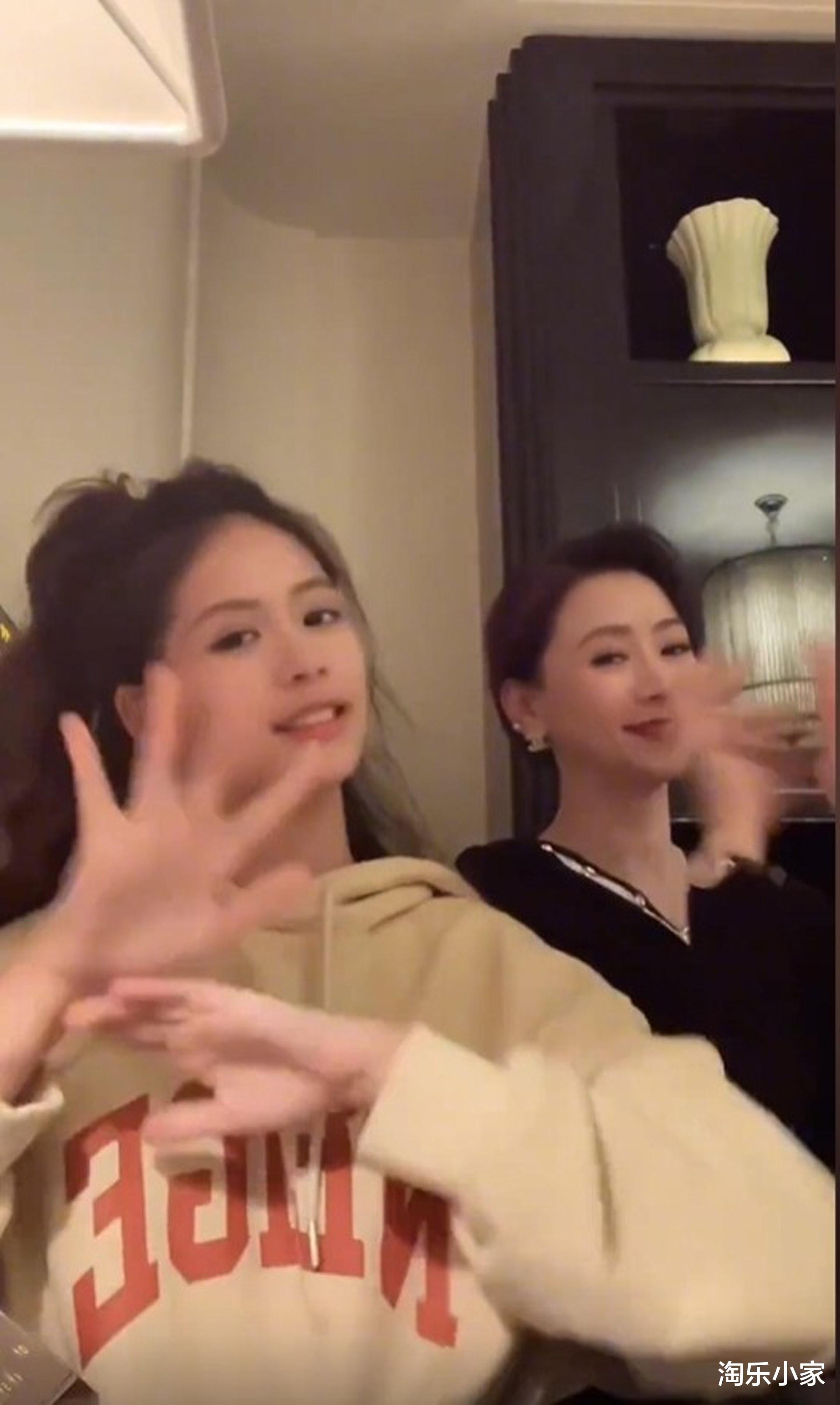 冯提莫|翁虹和女儿合体拍片跳手势舞，14岁刘莳尽得妈咪真传颜值高！