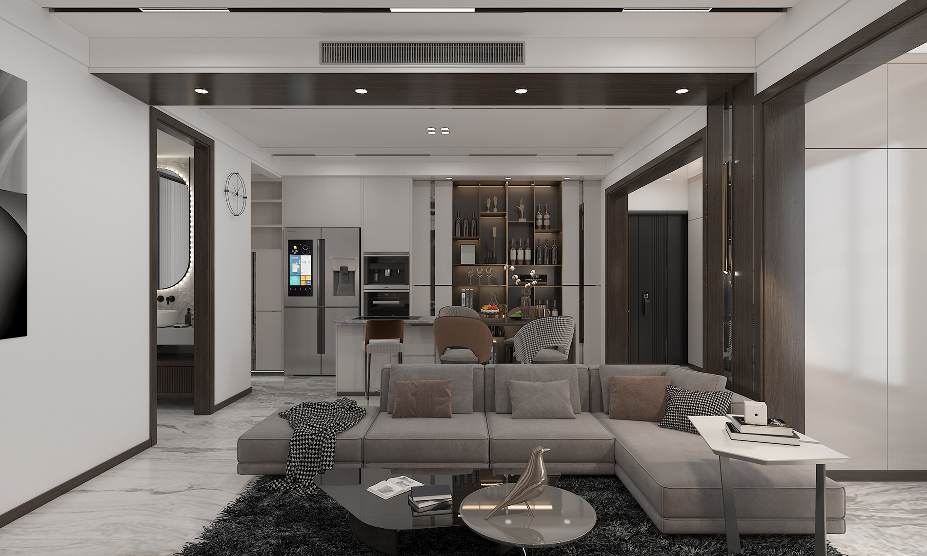 【鲁班装饰】花样年.好未来104m2轻奢风格 华丽的格调