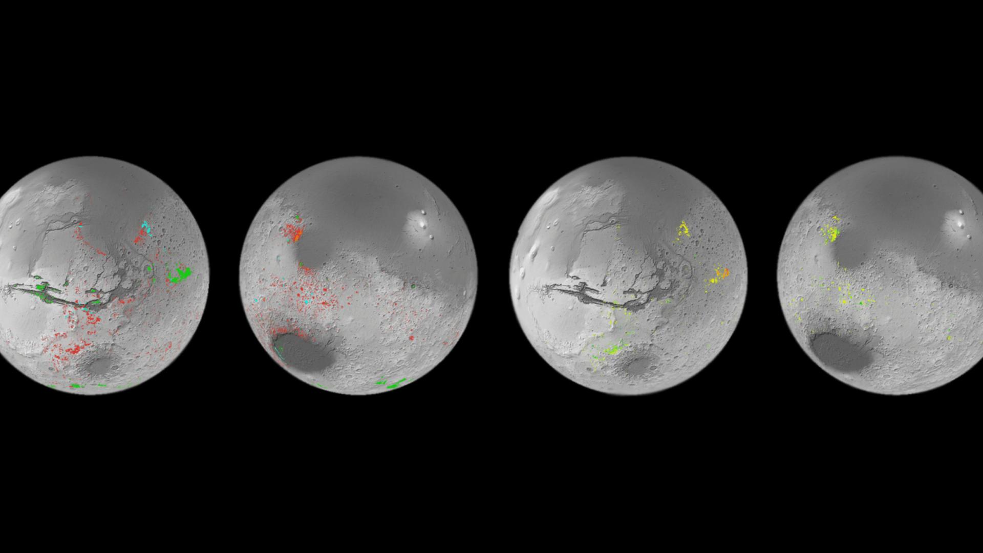 新的火星地图显示了它曾经被水覆盖的地方