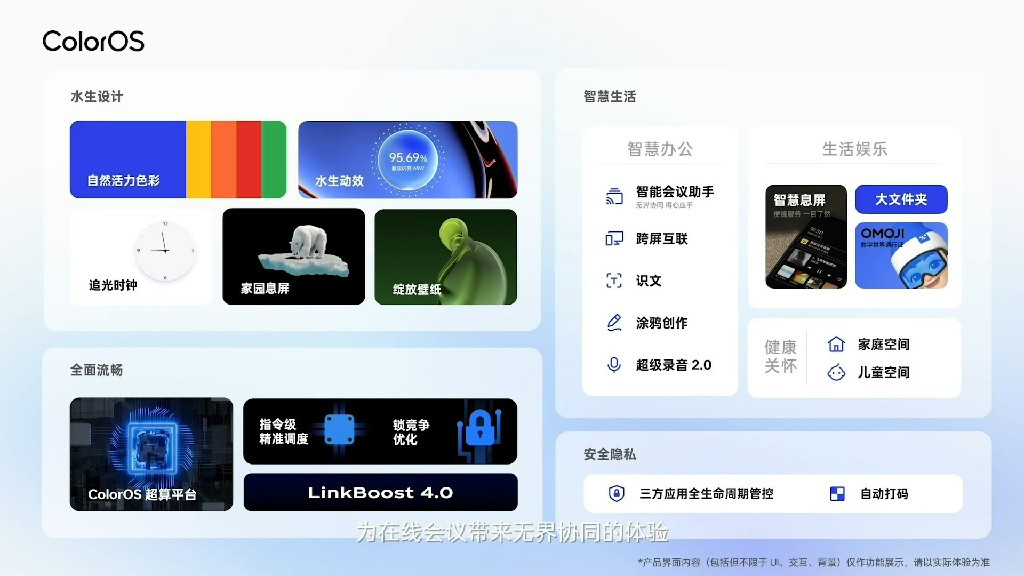OLED|Color OS 13水生设计理念，流畅新体验