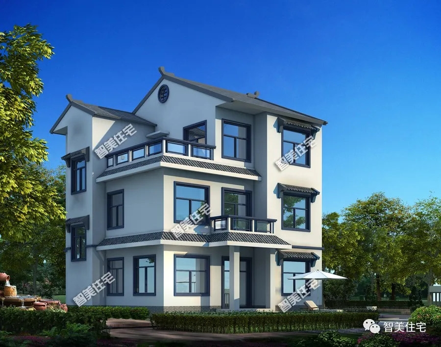 灰白色看起来简单,但用在房屋装饰上,还真是永远的经典