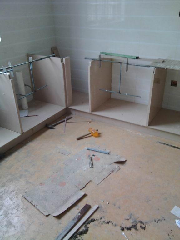 橱柜市场卖4万贵到离谱，自己制作的水泥橱柜，5千不到还好看！