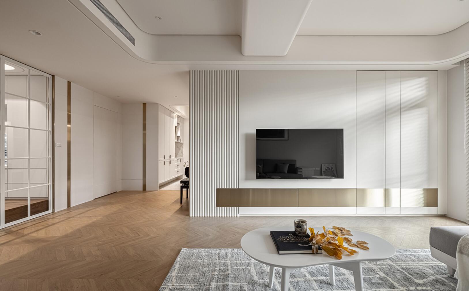 弧形不愧是最美的元素!她127㎡新家,优雅中透着一抹高级