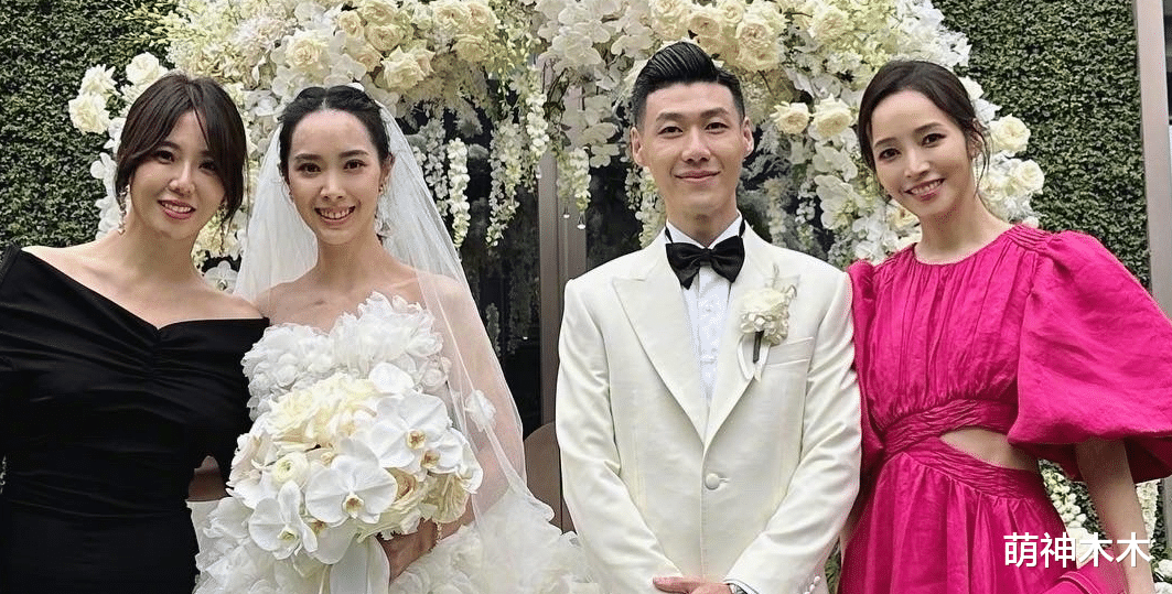 侯佩岑|欧弟前女友结婚,半个台娱圈名媛现身,侯佩岑红衣抢镜李靓蕾低调