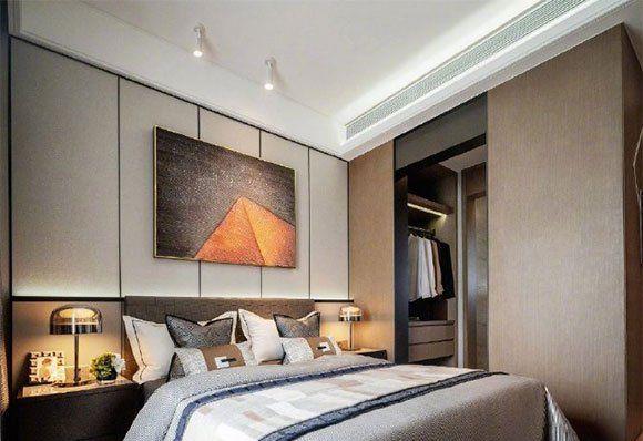 参观小区轻奢样板间,主卧卫生间改成了衣帽间,比卫生间实用多了