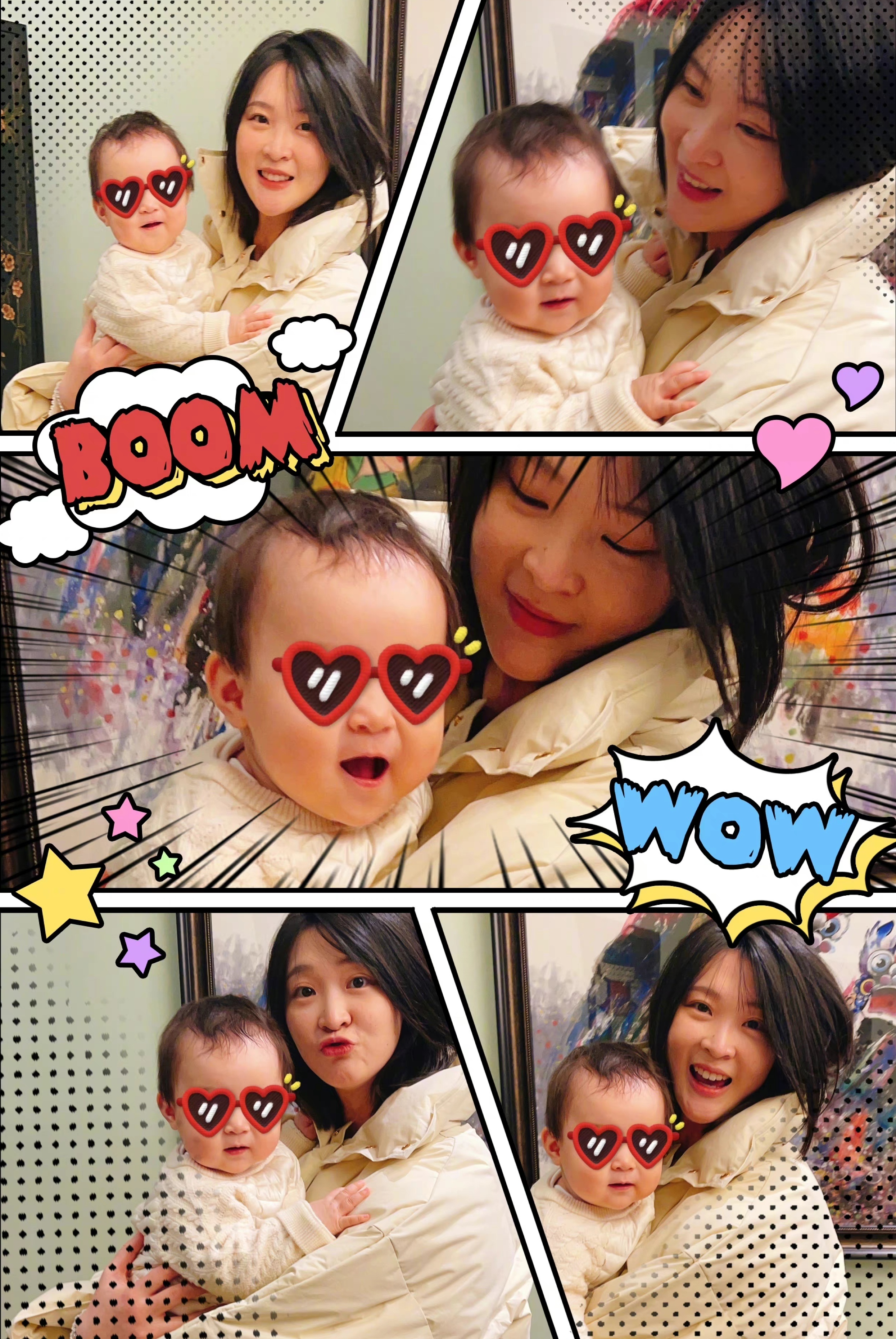 食材 惠若琪瘦身明显，元宵节晒娃晒花，幸福的女人最美