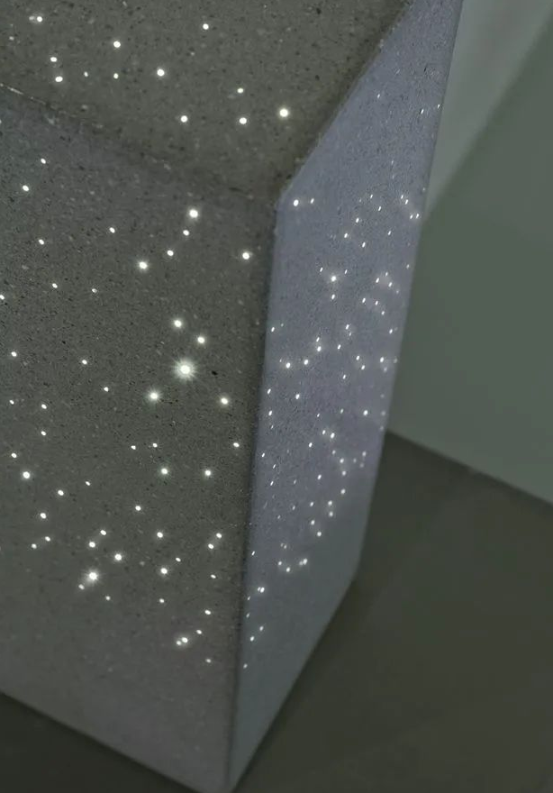 新型装饰材料,透光水泥板。你见过没有!