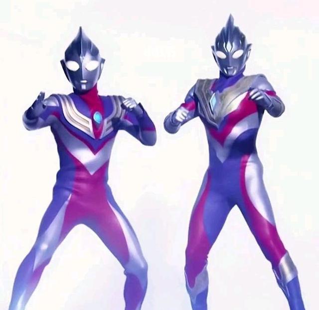 迪迦·奥特曼|戴卡与戴拿合影照致敬特利迦与迪迦合影照！