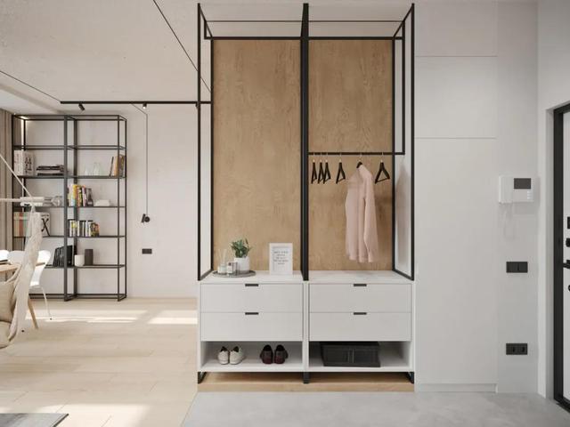 36㎡一人居，客厅「玻璃砖+秋千」，自带高级感滤镜，看着很心动！