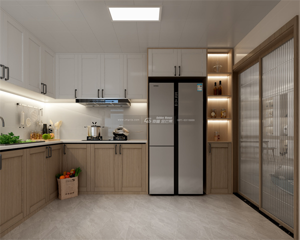 ? 【幸福金芒果装饰】昆明时代俊园 140㎡森系原木风,向往的生活!