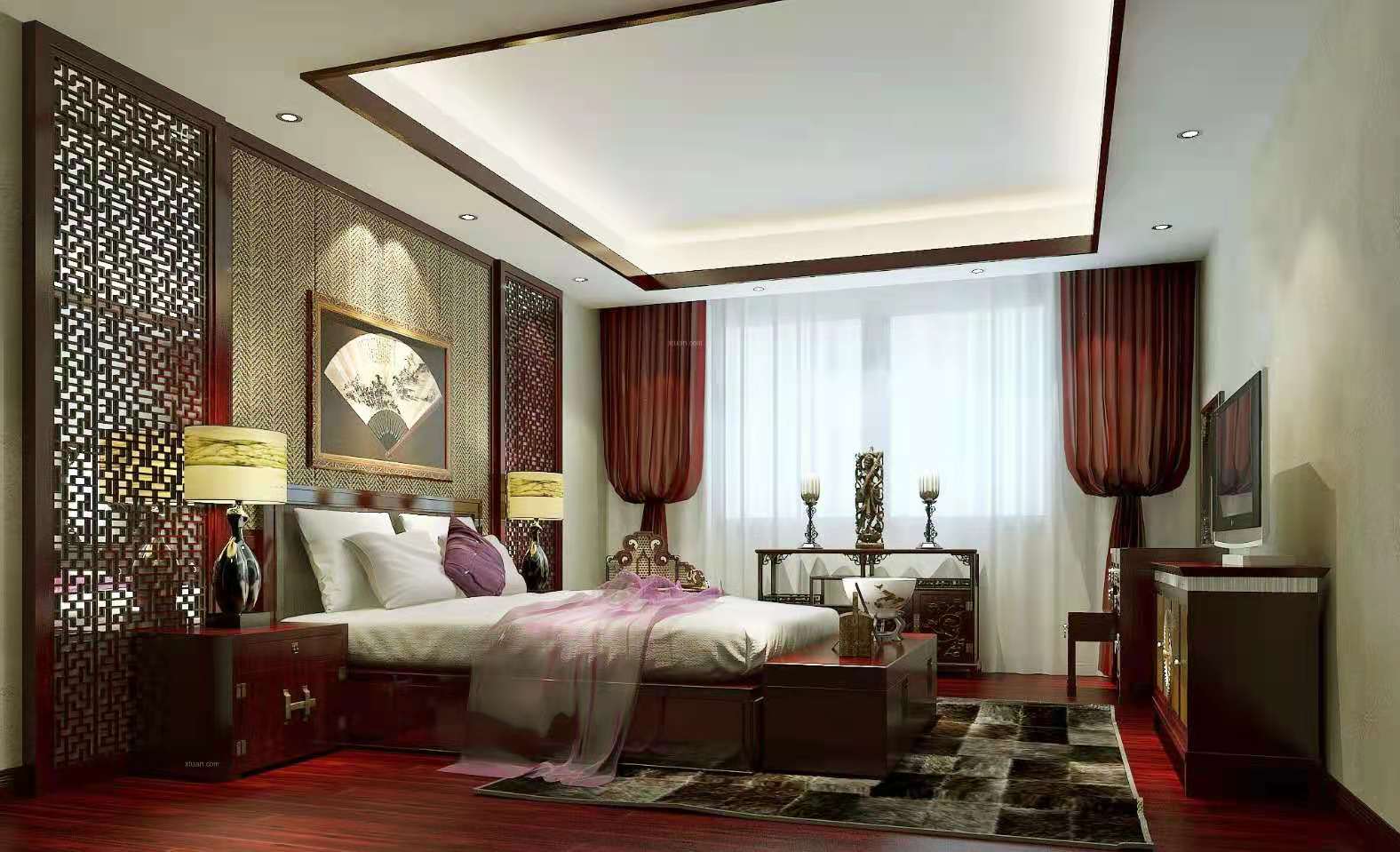 中式红木装修设计，营造宁静安详的生活意境