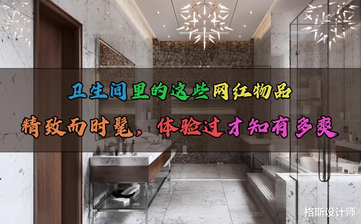 卫生间里的这些网红物品,精致而时髦,体验过才知有多爽