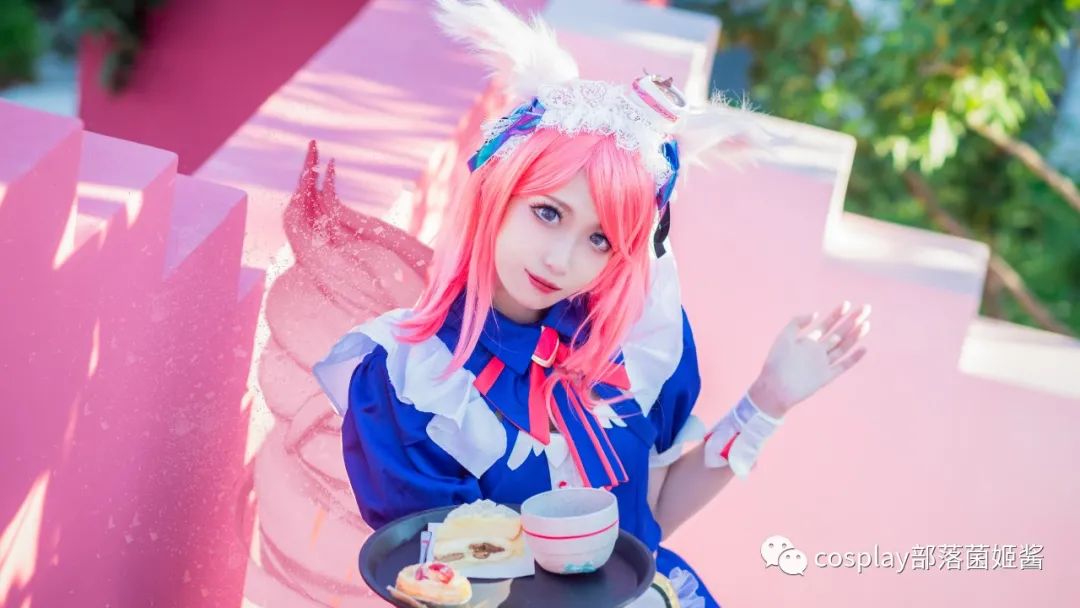 |cos:王者荣耀妲己女仆咖啡cos正片@挽黎