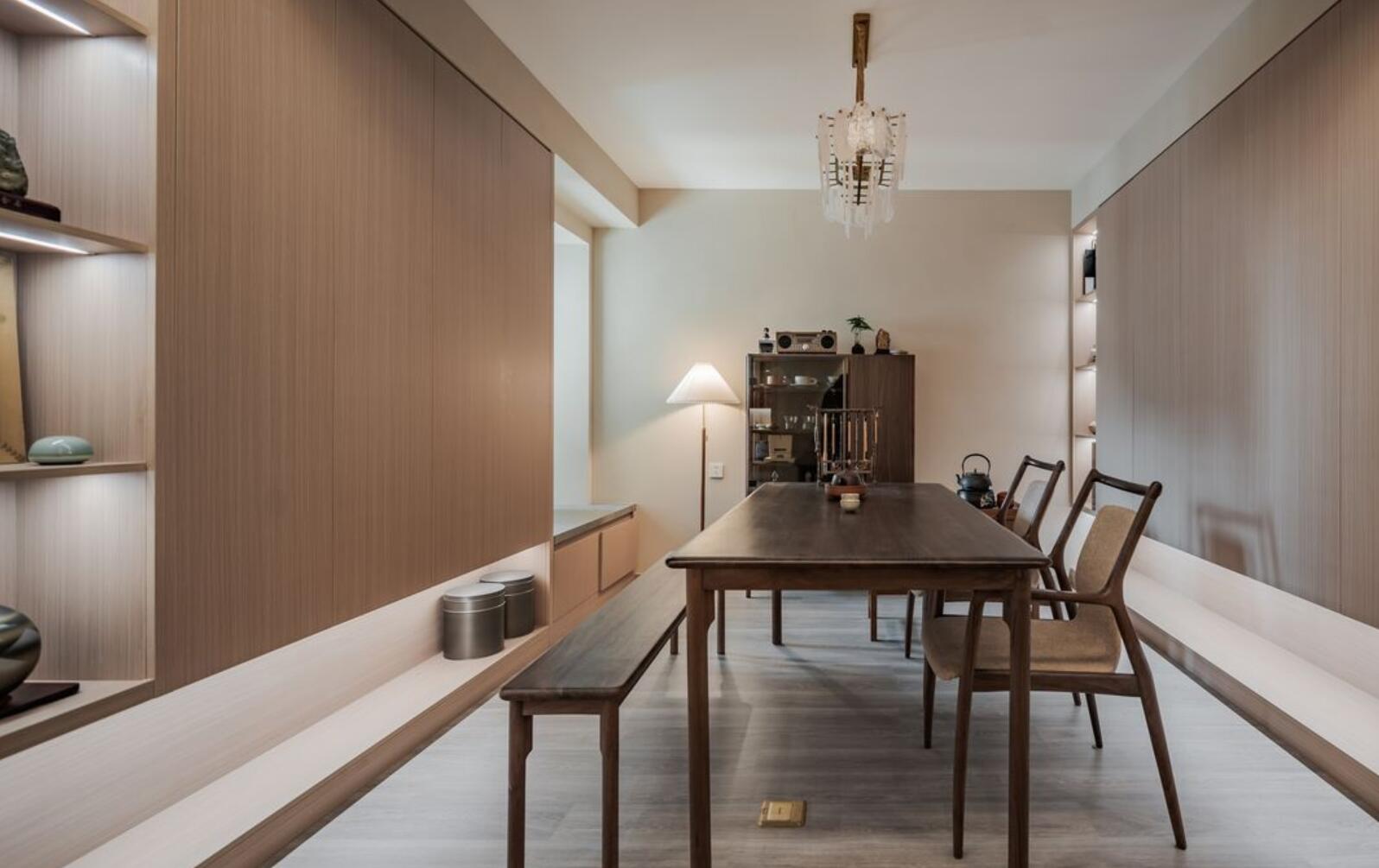 谁说年轻人的家就一定炫酷?她91㎡小家,一进门就透着禅意