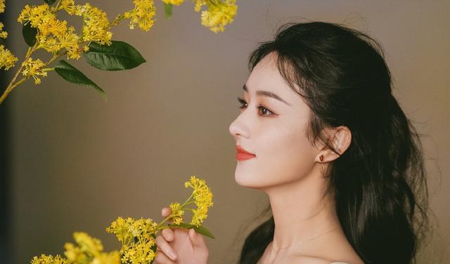 赵丽颖|赵丽颖身穿素色吊带裙大秀香肩!身材曼妙美得让人窒息