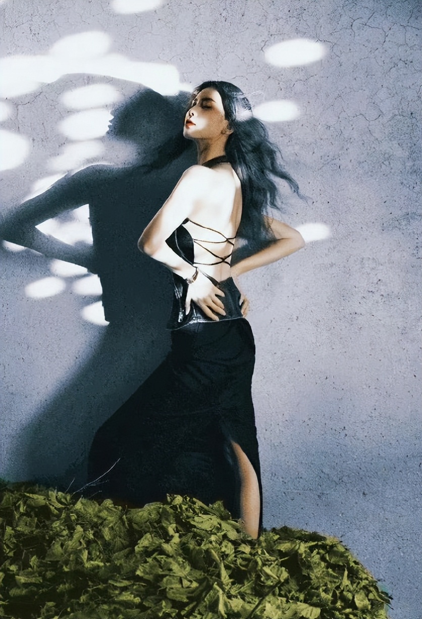 刘诗诗|刘诗诗最新时尚大片破尺度露美背,霸气侧漏画风突变不再人如淡菊