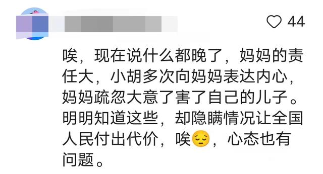 经典|胡鑫宇真相出来后，其母遭大量指责：可以说是在往伤口上撒盐！