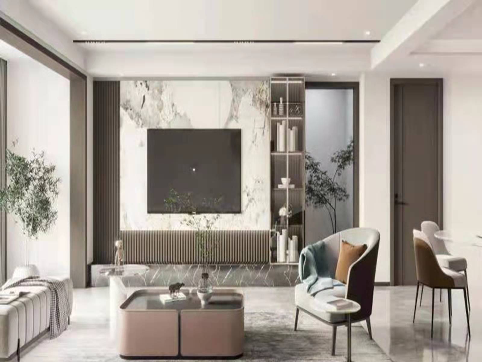 【鲁班装饰】平和花园100㎡现代简约风格,谁能不爱?