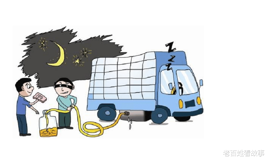 甘肃五个蠢“油耗子”，大摇大摆到井场偷油，被发现后弃车逃跑