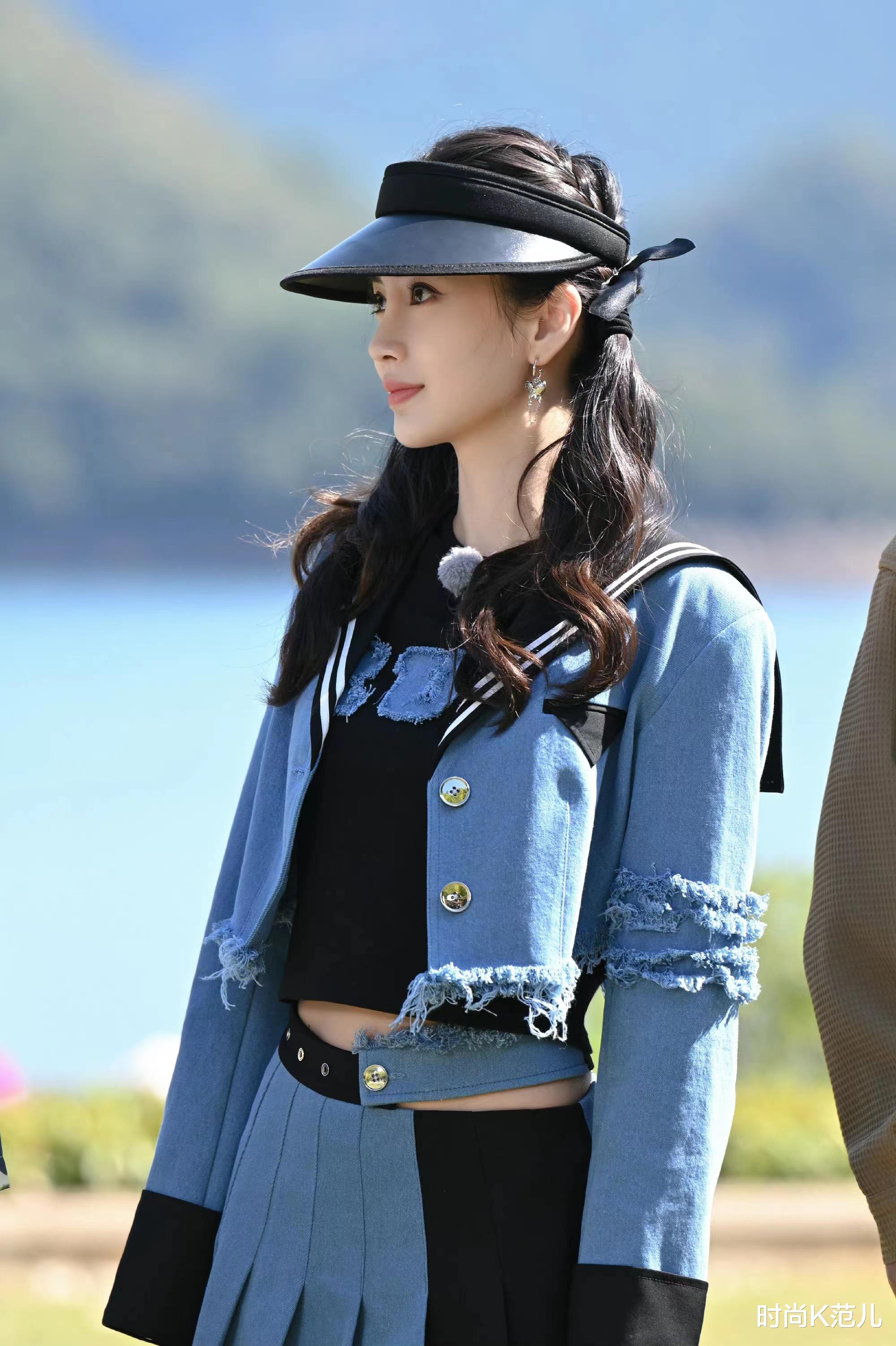 发型 Angelababy发型好圈粉，扎双马尾甜美又减龄，美回18岁